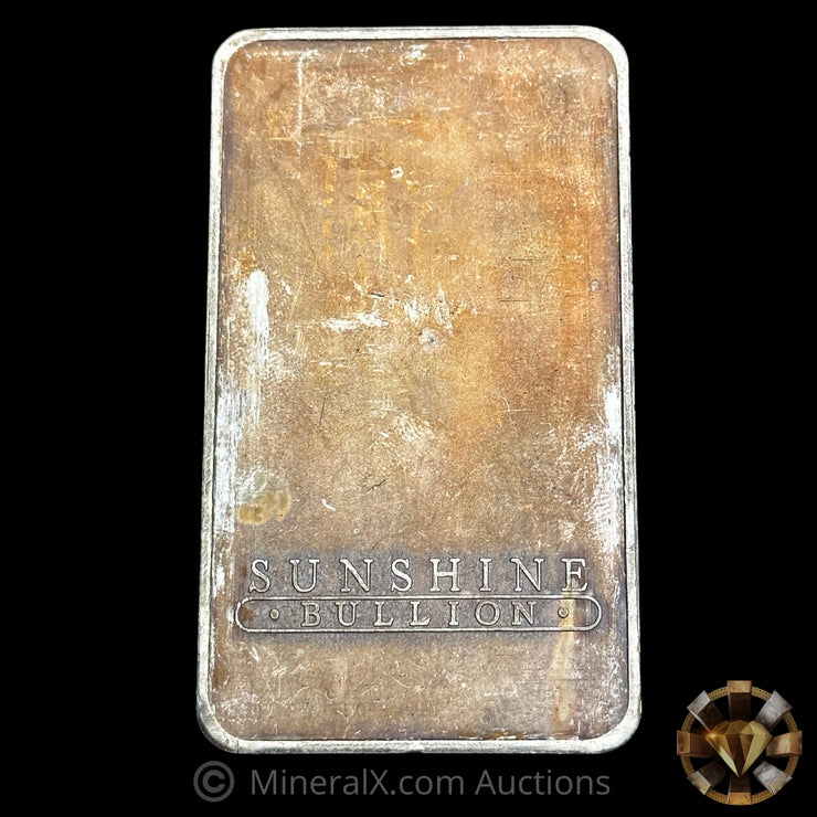 10oz Sunshine Mining Vintage Silver Bar