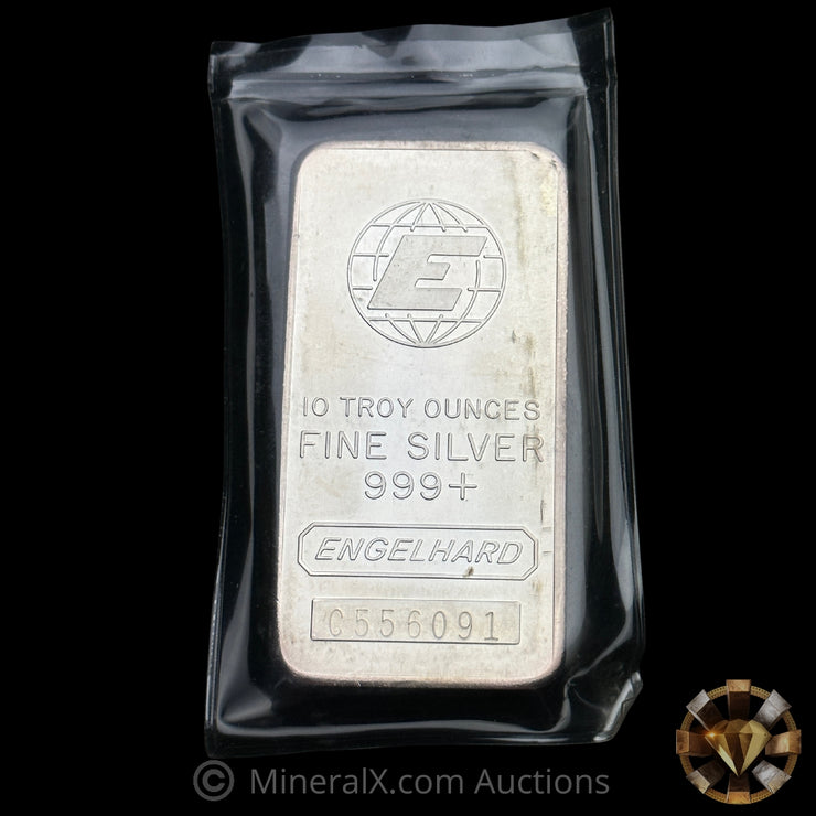 10oz Engelhard Vintage Silver Bar In Seal