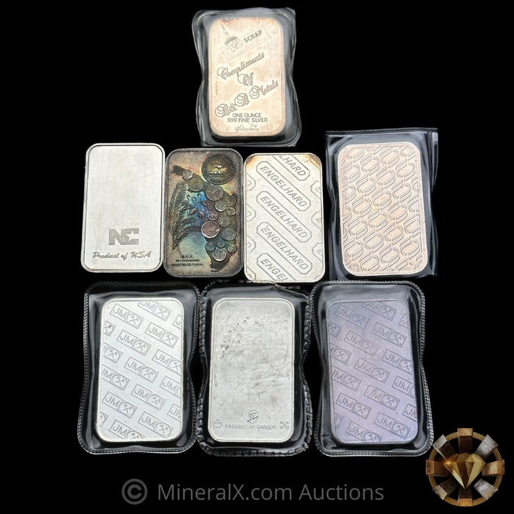 x8 1oz Misc Vintage Silver Bars