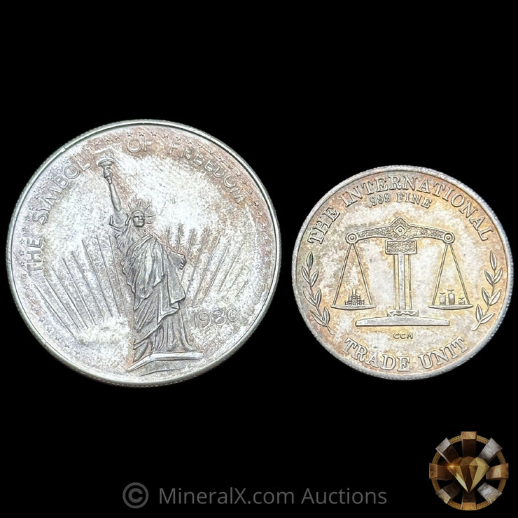 1.5oz Crown Mint CCM Vintage Silver Coin Lot