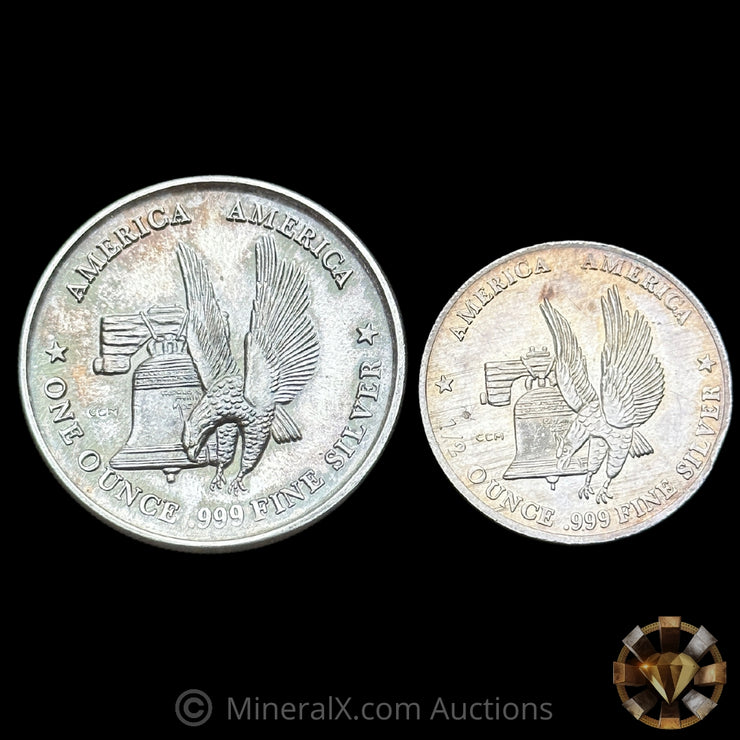 1.5oz Crown Mint CCM Vintage Silver Coin Lot