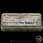 10oz Great American Silver Company Inc Vintage Silver Bar