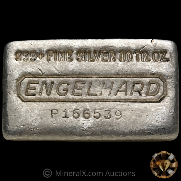 10oz Engelhard Waffleback Vintage Silver Bar