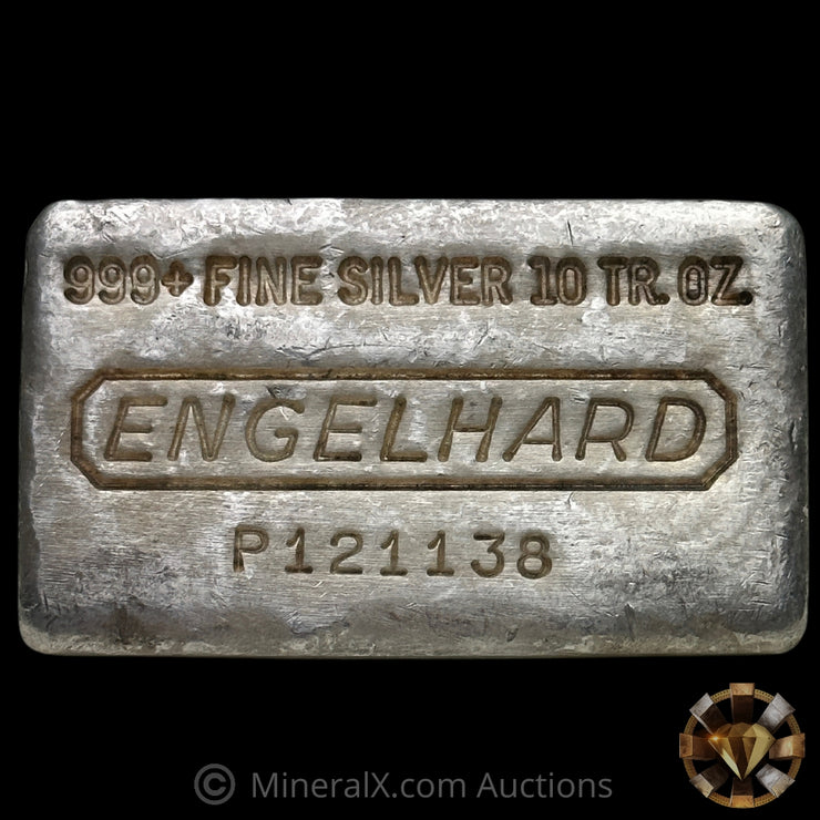 10oz Engelhard Waffleback Vintage Silver Bar