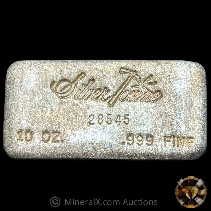 10oz Silvertowne Gridback Vintage Silver Bar