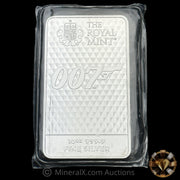 10oz The Royal Mint 007 Diamonds Are Forever Silver Bar