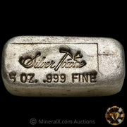 5oz Silvertowne Waffleback Vintage Silver Bar