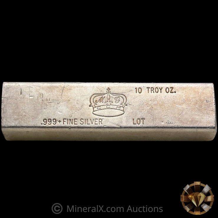 10oz Crown Mint Vintage Silver Bar