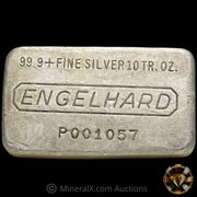 10oz Engelhard 7th Series Early P Serial Vintage Silver Bar