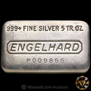 5oz Engelhard P Loaf Vintage Silver Bar