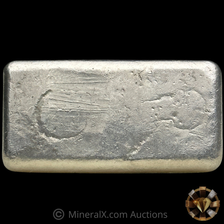 5oz Engelhard Bull Logo Vintage Silver Bar