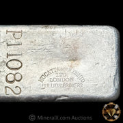 Kilo Engelhard London Vintage Silver Bar With Mocatta & Goldsmid Counterstamp