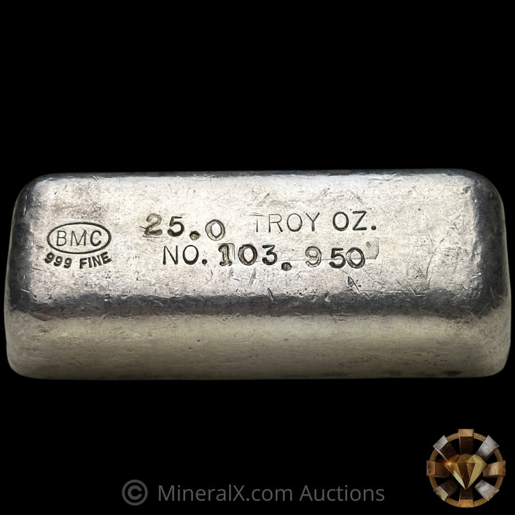 25oz BMC Vintage Silver Bar