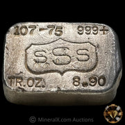 8.90oz SSS Vintage Silver Bar