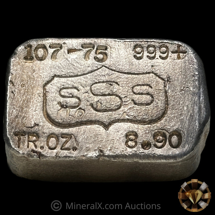 8.90oz SSS Vintage Silver Bar