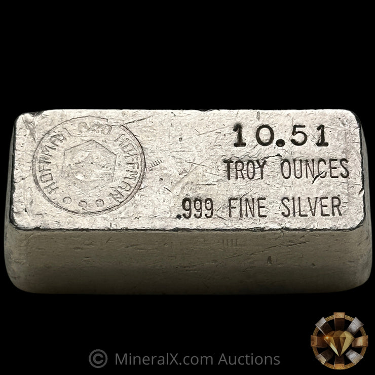 10.51oz Hoffman And Hoffman Vintage Silver Bar