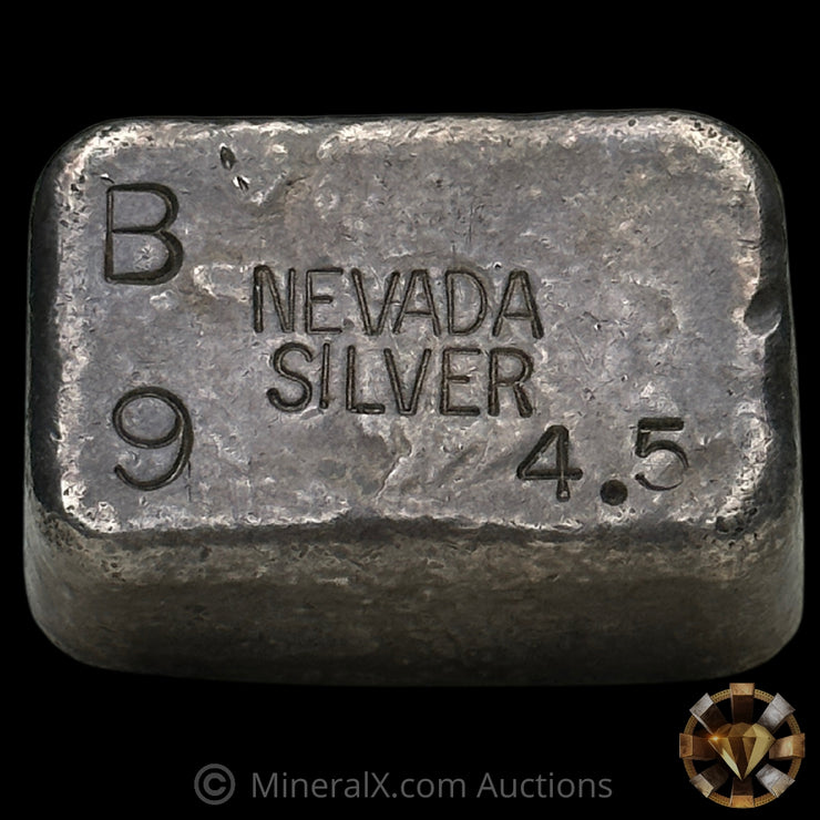 4.5oz Nevada Silver Vintage Silver Bar