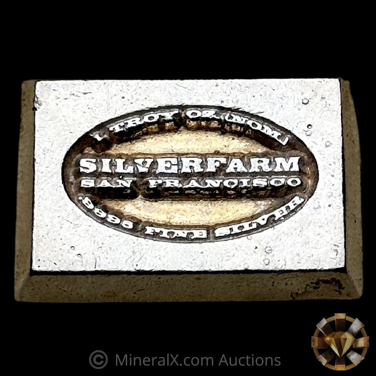 1oz Silverfarm San Francisco Vintage Silver Bar