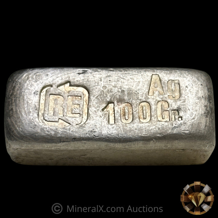 100g RE Remondis Vintage Silver Bar