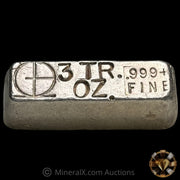 3oz M & B Mining Omega Vintage Silver Bar