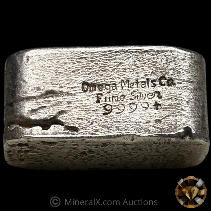 3.554oz Omega Metals Co Vintage Silver Bar