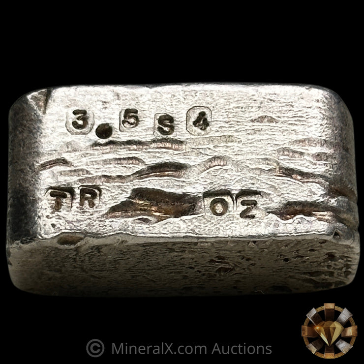 3.554oz Omega Metals Co Vintage Silver Bar