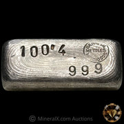 100.4g 1991 IV Congreso Notarial Espanol Metales Preciosos Vintage Silver Bar