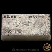 52.36oz Crown Mint Vintage Silver Bar