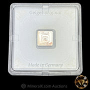 x16 1g Geiger Gold & Silver Square Bars In Original Assay Packaging (8g Gold & 8g Silver)