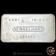 10oz Engelhard "No Dot" Bull Logo Vintage Silver Bar