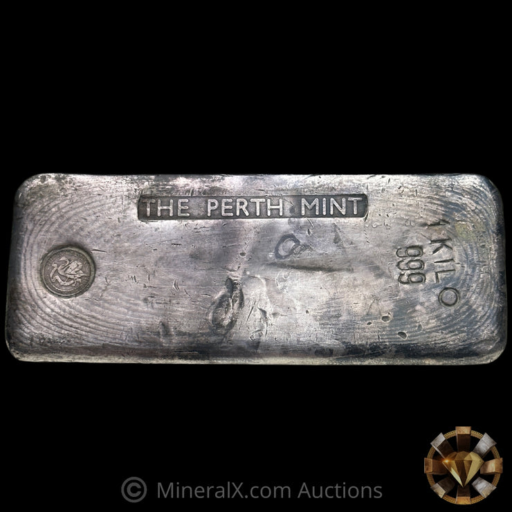 Kilo The Perth Mint Australia 2nd Series Vintage Silver Bar