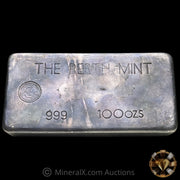 100oz The Perth Mint Australia Vintage Silver Bar (Only Known Example)