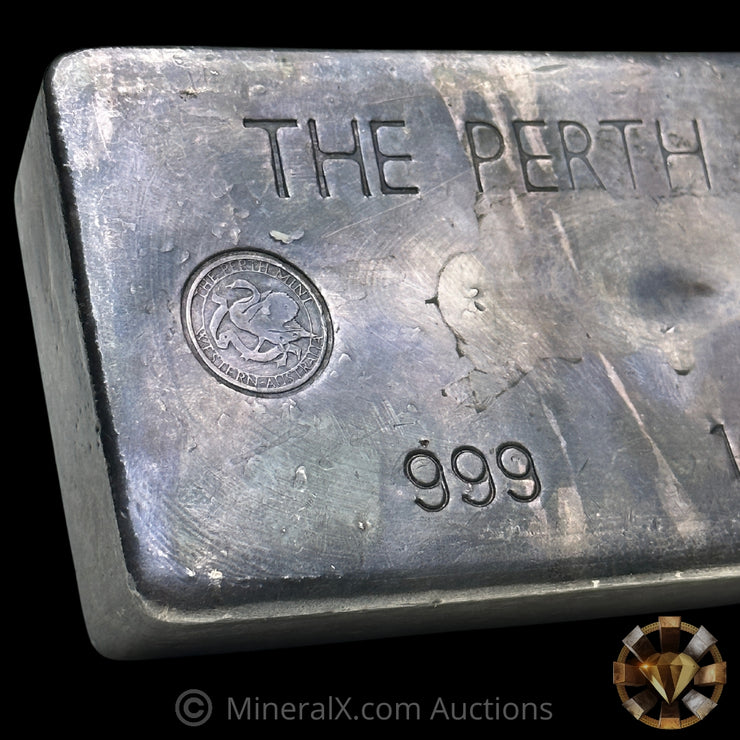 100oz The Perth Mint Australia Vintage Silver Bar (Only Known Example)