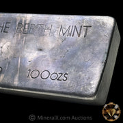 100oz The Perth Mint Australia Vintage Silver Bar (Only Known Example)