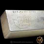 100.73oz Hallmark Precious Metals HPM Seattle Vintage Silver Bar