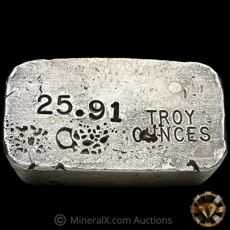 25.91oz Bear Paw Mining Co Vintage Silver Bar