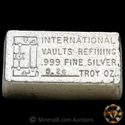 5.26oz International Vaults Refining "Small Weight Font" Variety Vintage Silver Bar