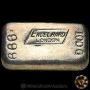 100g Engelhard London Large 999 Font Variety Vintage Silver Bar