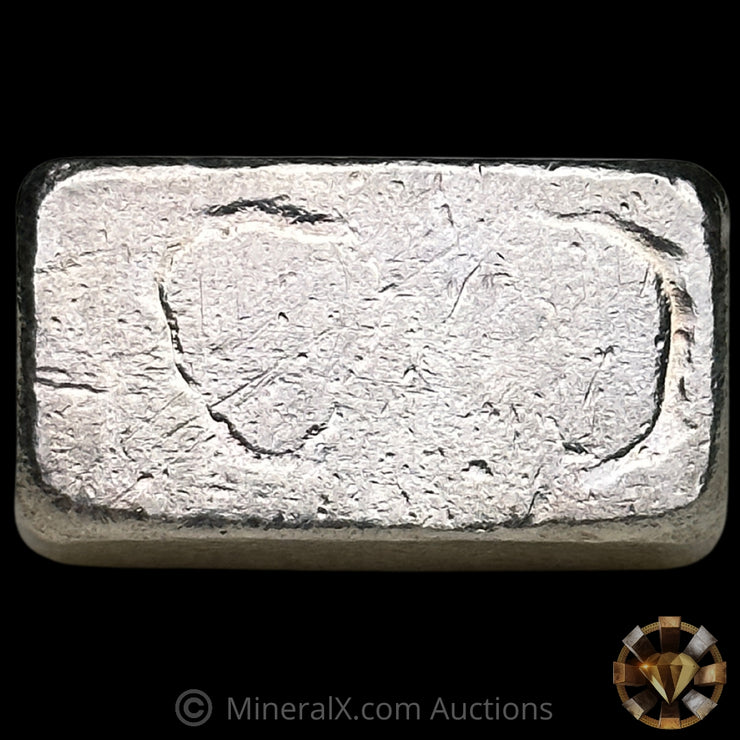 4oz Engelhard 00 Leading Low Serial Top Hallmark Vintage Silver Bar