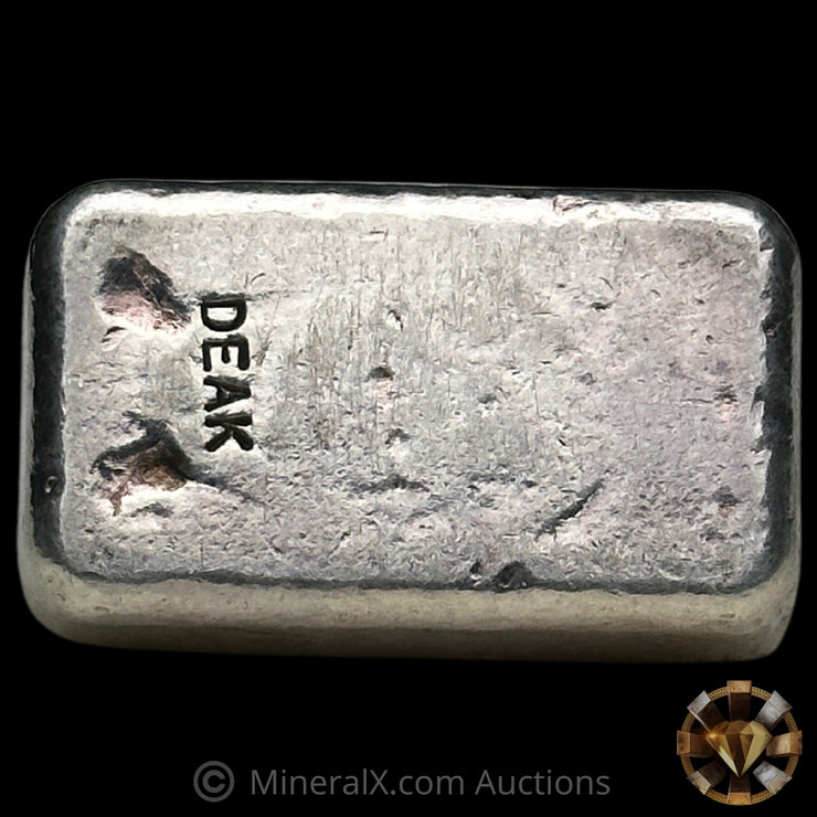 3oz W H Foster "Deak" Counterstamp Vintage Silver Bar