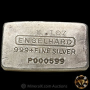 10oz Engelhard 6th Series "T.OZ" Vintage Silver Bar