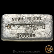 10oz Engelhard Bull Logo Vintage Silver Bar