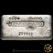 10oz Engelhard Bull Logo Vintage Silver Bar