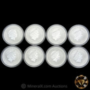x8 1oz 2021 007 Tuvalu Silver Coins