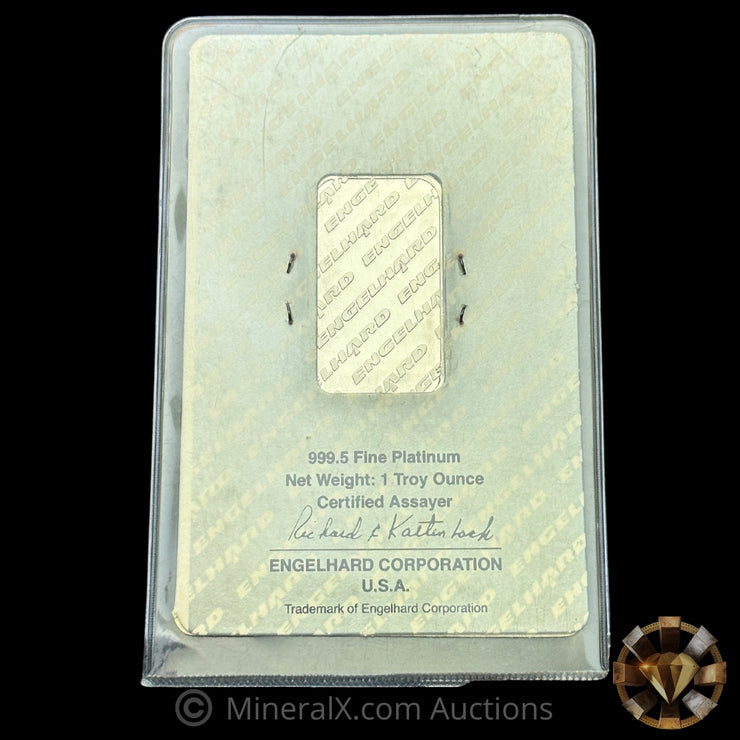 1oz Engelhard Eagle Vintage Platinum Bar Mint In Original Seal