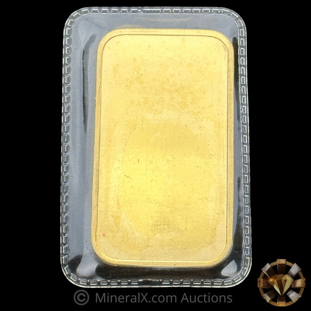 2oz Engelhard Assayers & Refiners Maple Bull Logo Vintage Gold Bar In ...