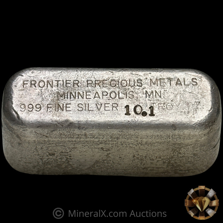 10.1oz Frontier Precious Metals Vintage Silver Bar