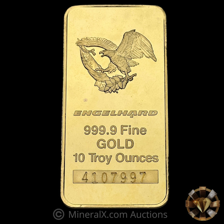 10oz Engelhard Eagle Vintage Gold Bar