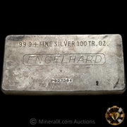 100oz Engelhard 4th Series Vintage Silver Bar
