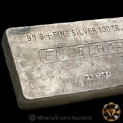 100oz Engelhard 4th Series Vintage Silver Bar